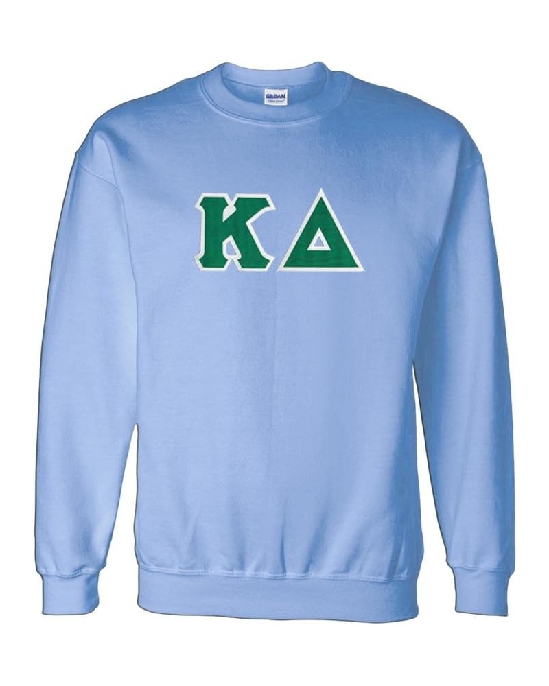 Women’s Kappa Delta Sorority Lettered Crew Neck Sweatshirt Light Blue $23.76 Activewear