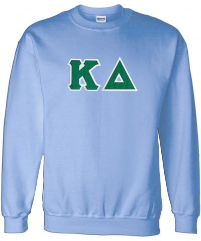 Women’s Kappa Delta Sorority Lettered Crew Neck Sweatshirt Light Blue $23.76 Activewear