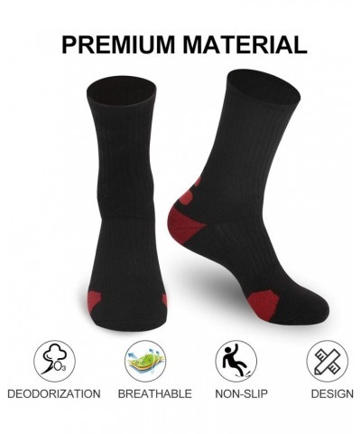 Elite Basketball Socks, Cushioned Athletic Sports Crew Socks for Youth Adult 3 Pairs 902 Red $11.69 Socks