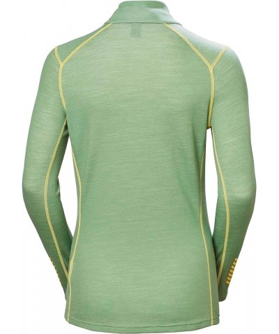 Womens LIFA Merino Midweight Graphic 1/2 Zip Base Layer Shirt Small 406 Jade 2.0 Star Pixel $42.75 Activewear