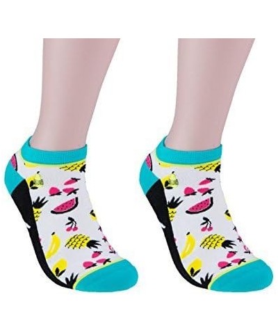 Women's Combed Cotton Performance Ankle Socks Tutti Frutti $8.09 Activewear