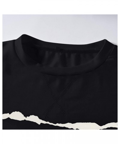 Women Top Women's Turtleneck Women's Vintage Casual Velvet T-Shirt O-Neck Puff Sleeve Top Shirt Blouse Generic 1-black $12.23...