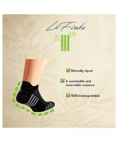 Ankle Socks (6 Pairs) with Heel Tabs Natural for Men or Women Sports and Athletic Performance Wear Black $13.50 Activewear