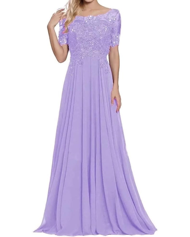 Lace Mother of The Bride Dresses for Wedding Guest Dress Long Formal Dress for Women Chiffon Evening Gown Lavender $32.89 Dre...