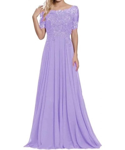 Lace Mother of The Bride Dresses for Wedding Guest Dress Long Formal Dress for Women Chiffon Evening Gown Lavender $32.89 Dre...