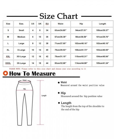 Women's Cargo Linen Pants Summer Casual High Waist Ruffle Pleated Jogger Pants Lightweight Stretchy Pants with Pocket 3dark B...