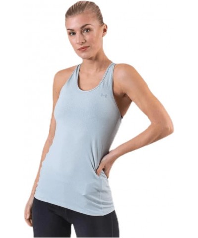 Women's HeatGear Racer Tank Atlas Green (189)/Metallic Silver $15.95 Activewear