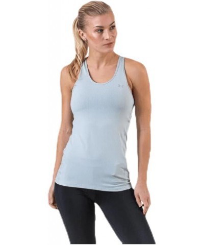 Women's HeatGear Racer Tank Atlas Green (189)/Metallic Silver $15.95 Activewear