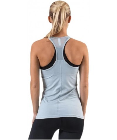 Women's HeatGear Racer Tank Atlas Green (189)/Metallic Silver $15.95 Activewear