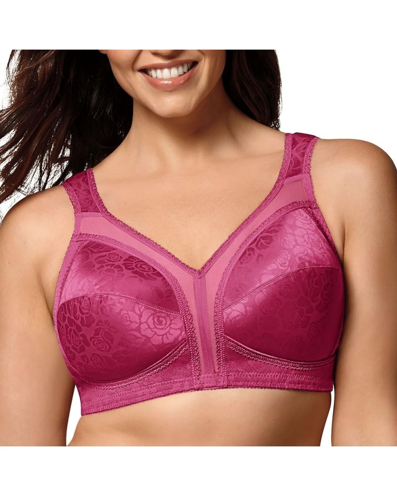 Women's 18 Hour Comfort-Strap Wireless, Full-Coverage Bra with 4-Way Trusupport, Single & 2-Pack Basic Signature Berry $11.04...