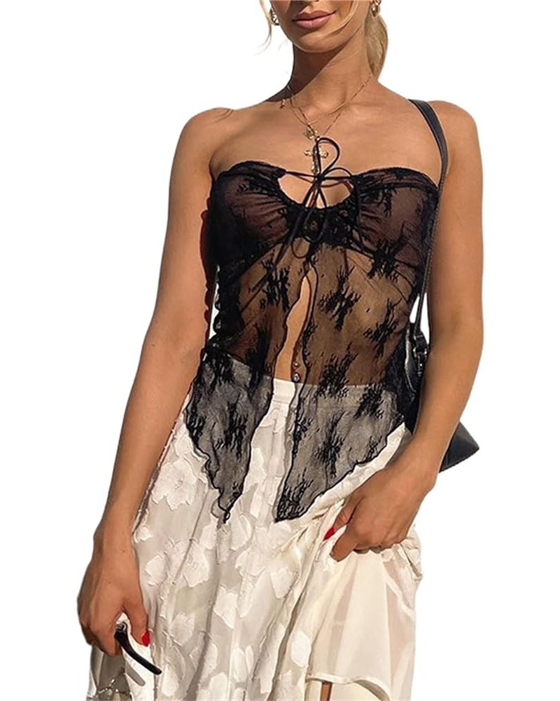 Women Sexy Lace Bustier Corset Lingerie Spaghetti Strap Push Up Boned Crop Cami Top Sleeveless Going Out Tank Tops A1 Straple...