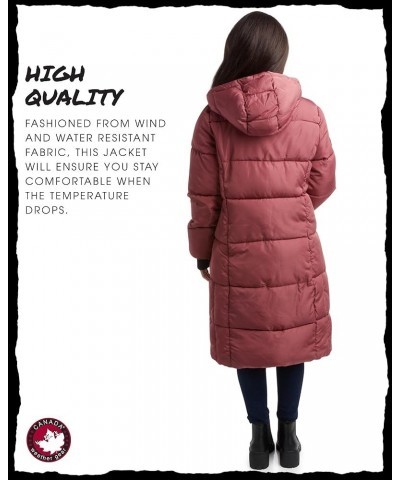 Womens Winter Coat – Full Length Quilted Puffer Parka – Plus Size Heavyweight Maxi Jacket for Women, S-3X Wild Ginger $28.04 ...