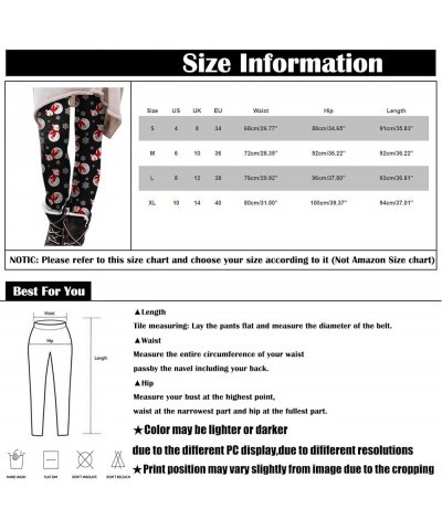 Leggings for Women Christmas Fashion Print Tunic Workout Leggings 2022 Winter Casual Slim Thick Plus Size Yoga Pants J Navy $...