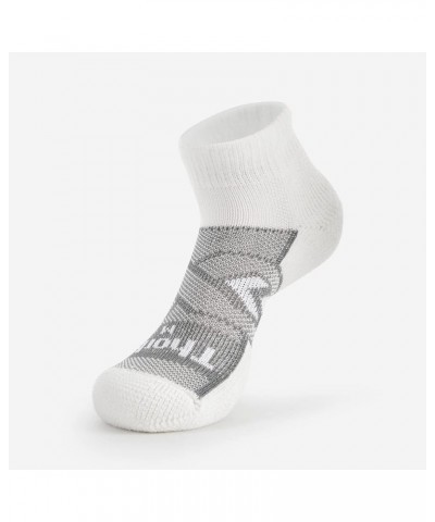 Wcmu Max Cushion 12 Hour Shift Ankle Socks White/Grey $10.15 Activewear