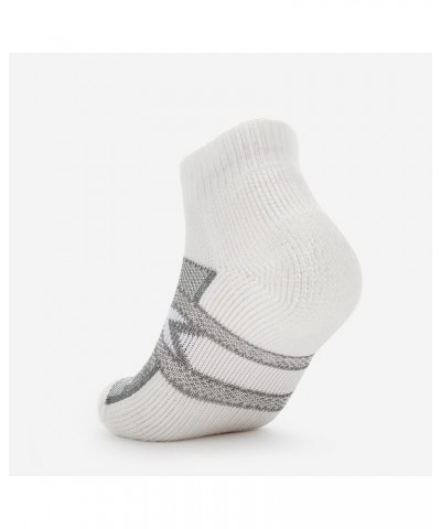 Wcmu Max Cushion 12 Hour Shift Ankle Socks White/Grey $10.15 Activewear