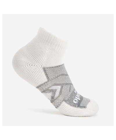 Wcmu Max Cushion 12 Hour Shift Ankle Socks White/Grey $10.15 Activewear