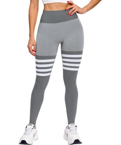 Women's Scrunch Butt Lifting Leggings High Waisted Booty Yoga Pants Seamless Workout Gym Leggings 1hemp_grey $11.59 Sets