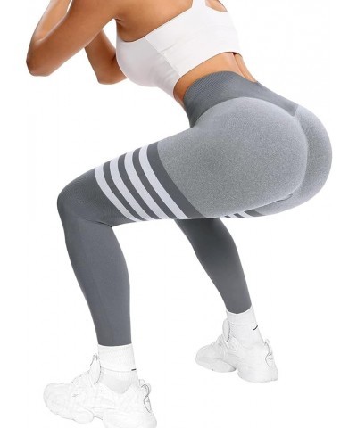 Women's Scrunch Butt Lifting Leggings High Waisted Booty Yoga Pants Seamless Workout Gym Leggings 1hemp_grey $11.59 Sets