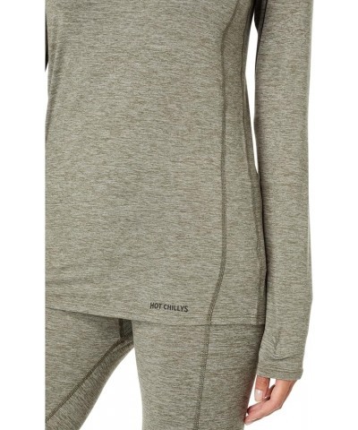 Women's Clima-Tek Crewneck Midweight Relaxed Fit Base Layer Medium Od Heather $36.00 Activewear