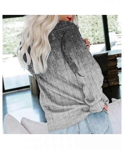 Crewneck Sweatshirts Women Colorblock Tops for Teen Girls Long Sleeve Gradient Pullover Cute Y2K Clothes Fall Outfits 5gray $...