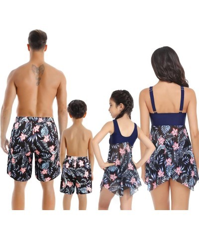 Matching Family Swimsuit Set Mommy and Me High Waisted Bikini Bathing Suit Two Piece V Neck Girls Swimsuit Mom 11 $9.50 Swims...