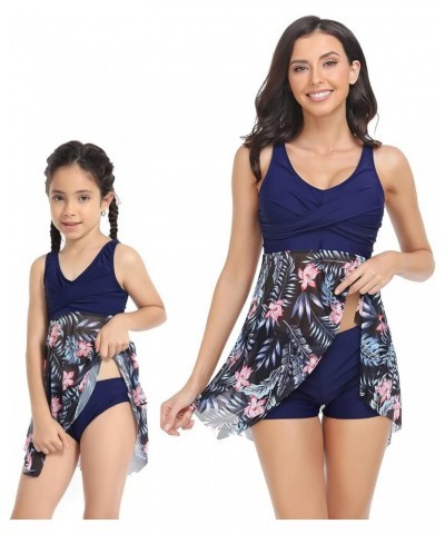 Matching Family Swimsuit Set Mommy and Me High Waisted Bikini Bathing Suit Two Piece V Neck Girls Swimsuit Mom 11 $9.50 Swims...