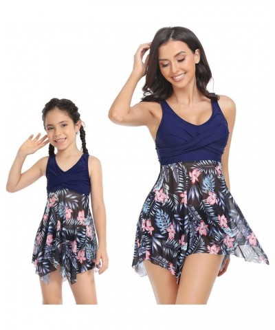 Matching Family Swimsuit Set Mommy and Me High Waisted Bikini Bathing Suit Two Piece V Neck Girls Swimsuit Mom 11 $9.50 Swims...