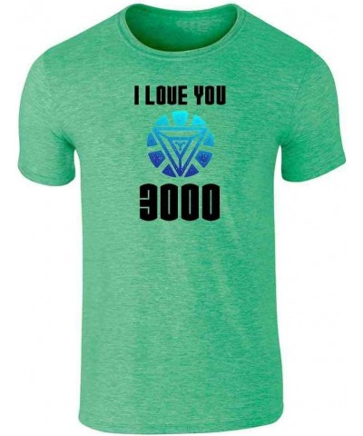 I Love You 3000 Shirts for Dads Super Hero Dad Gifts Love You Graphic T-Shirt Sstee | Heather Irish Green $11.75 T-Shirts