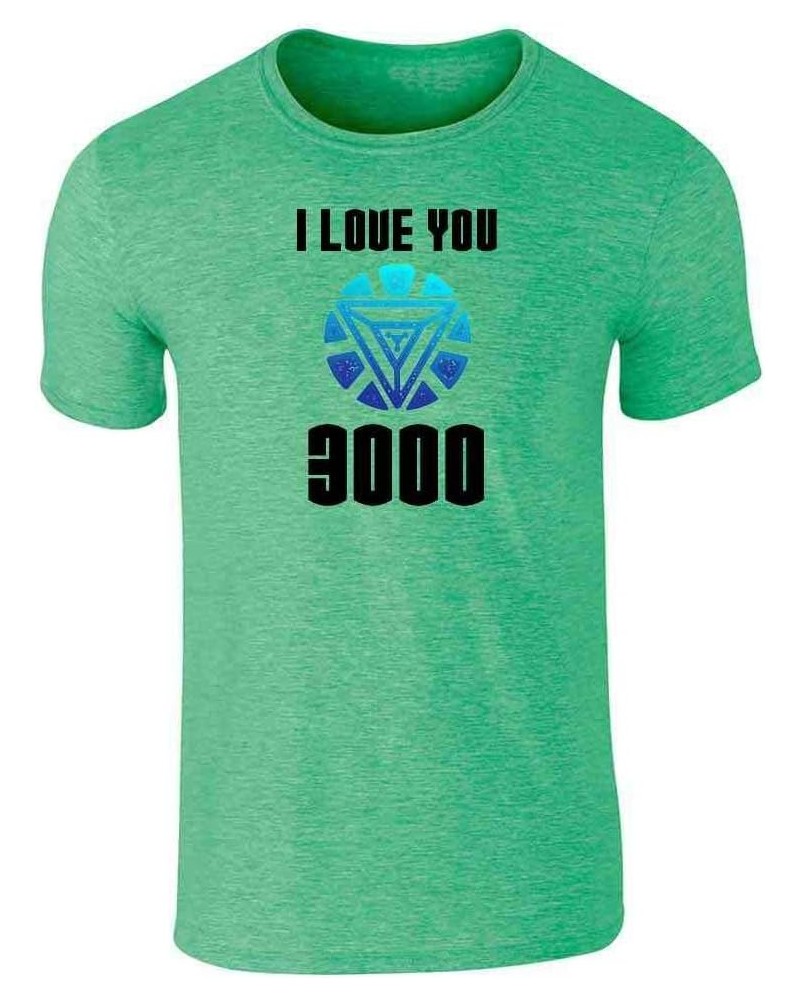 I Love You 3000 Shirts for Dads Super Hero Dad Gifts Love You Graphic T-Shirt Sstee | Heather Irish Green $11.75 T-Shirts