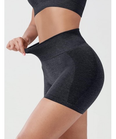 Womens Workout Shorts Seamless Scrunch Butt Gym Shorts High Waisted Yoga Athletic Booty Shorts Shadow Waters $10.00 Activewear