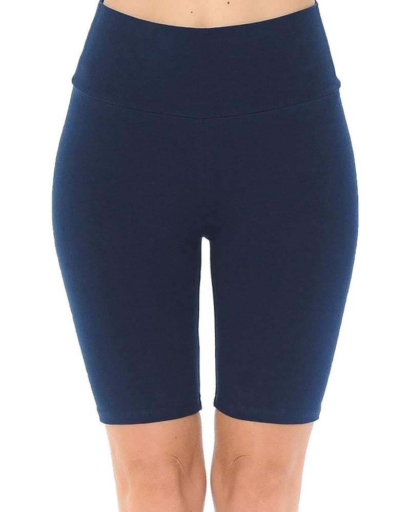 Women Workout Athletic High Waist Knit Yoga Leggings Bike Shorts Eclipse $8.37 Others