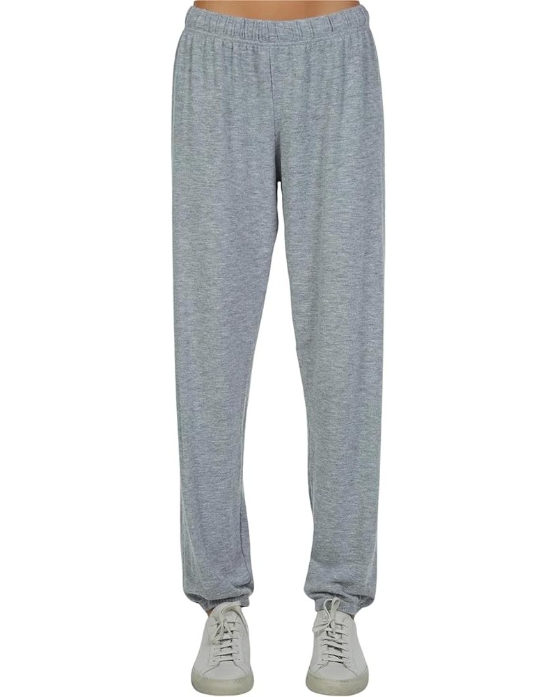 George Core Womens Sweatpants, Stretchy Waistband, Soft Knit Fabric, Oversized Fit Sweatpants Heather Grey $48.50 Pants