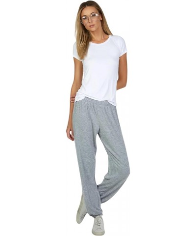 George Core Womens Sweatpants, Stretchy Waistband, Soft Knit Fabric, Oversized Fit Sweatpants Heather Grey $48.50 Pants