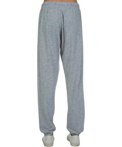 George Core Womens Sweatpants, Stretchy Waistband, Soft Knit Fabric, Oversized Fit Sweatpants Heather Grey $48.50 Pants