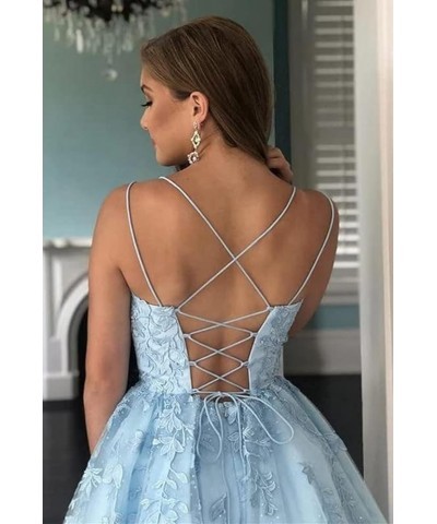 Short Homecoming Dresses for Teens Spaghetti Straps Lace Tulle Prom Dresses 2024 Mini Party Gown Burnt Orange $32.25 Dresses