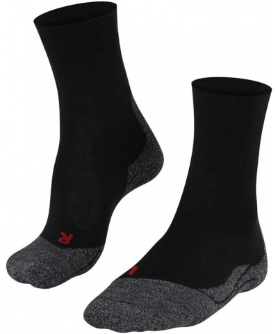 Women's TK2 Explore Sensitive Hiking Socks, Mid Calf, Medium Padding, Breathable Skin-Friendly, Merino Wool, 1 Pair Black (Bl...