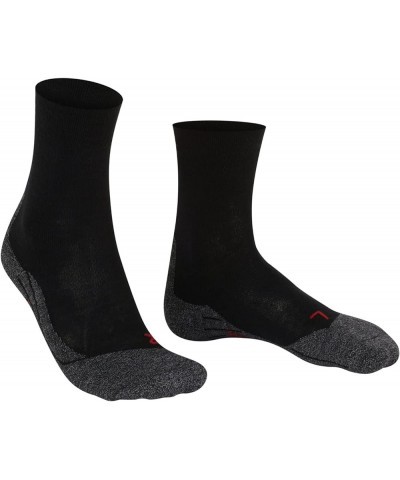 Women's TK2 Explore Sensitive Hiking Socks, Mid Calf, Medium Padding, Breathable Skin-Friendly, Merino Wool, 1 Pair Black (Bl...